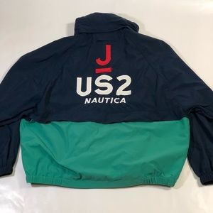 Nautica Folding Windbreaker Jacket